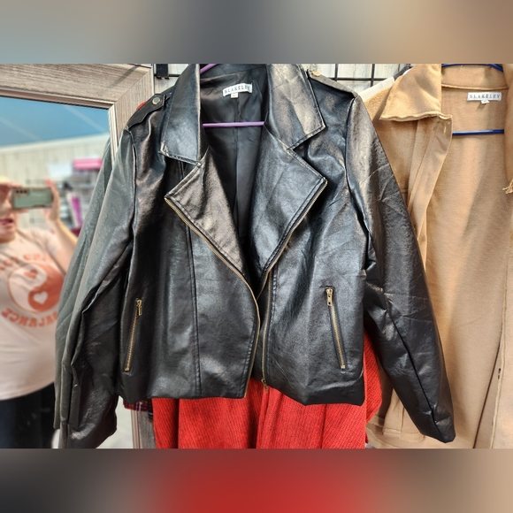Faux Leather Moto Jackets - Picture 2 of 3